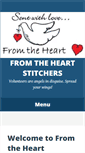 Mobile Screenshot of fromtheheartstitchers.org